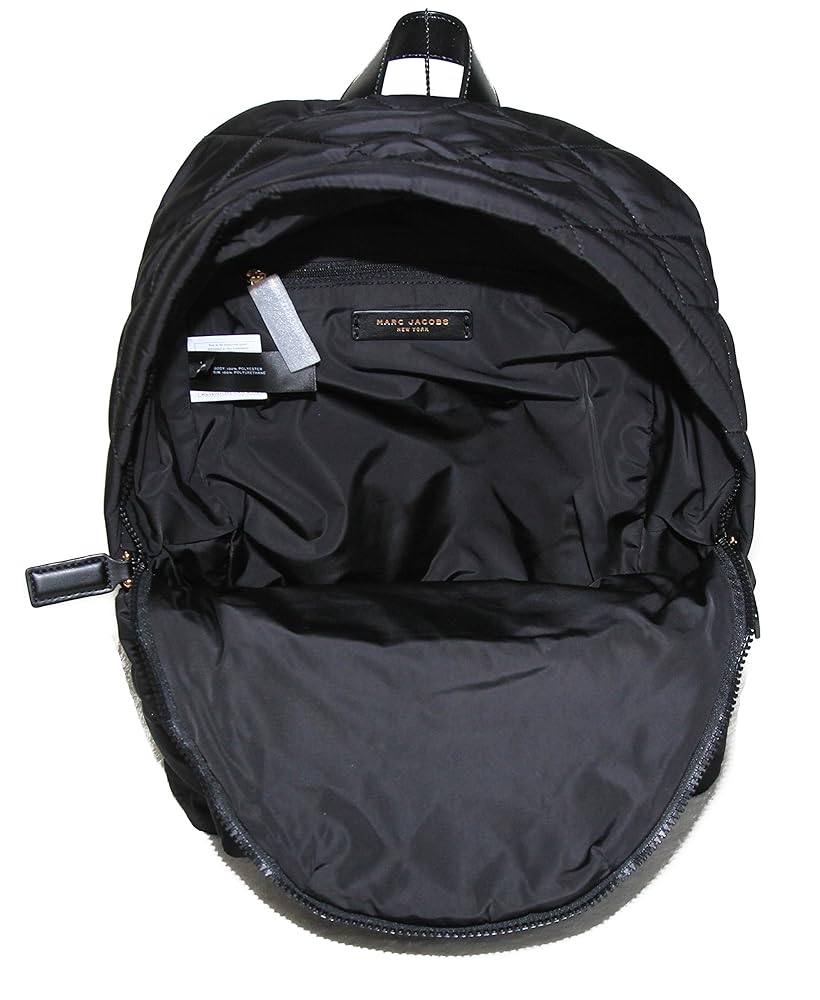 MARC JACOBS ブラックバックパック Marc Jacobs The Large Backpack' Zipped Backpack | Black